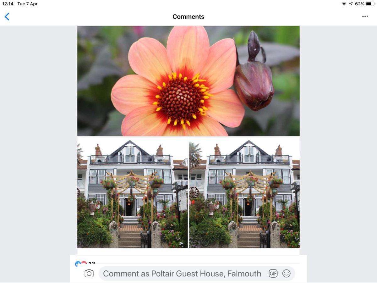 Poltair Guest House Falmouth Exterior foto